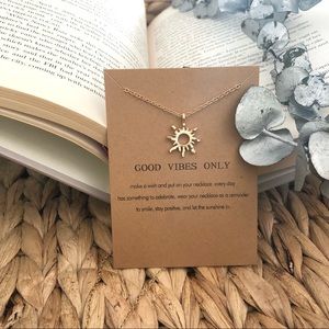 Good Vibes Only | Gold Necklace